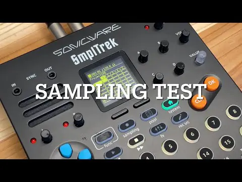Sonicware SmplTrek Portable Production Sampler