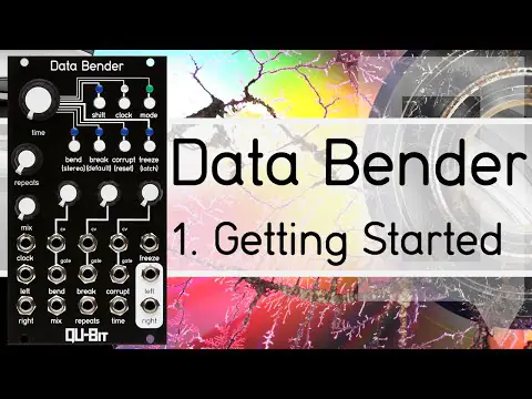 Qu-Bit Electronix Data Bender Circuit Bent Effect (Black)