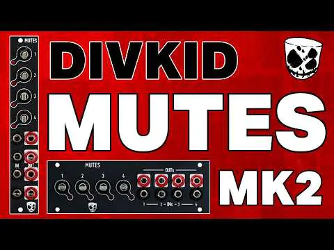 鍵盤楽器 Divkid Mutes DIVKID MUTES MK2 // Flick those switches and perform with Eurorack