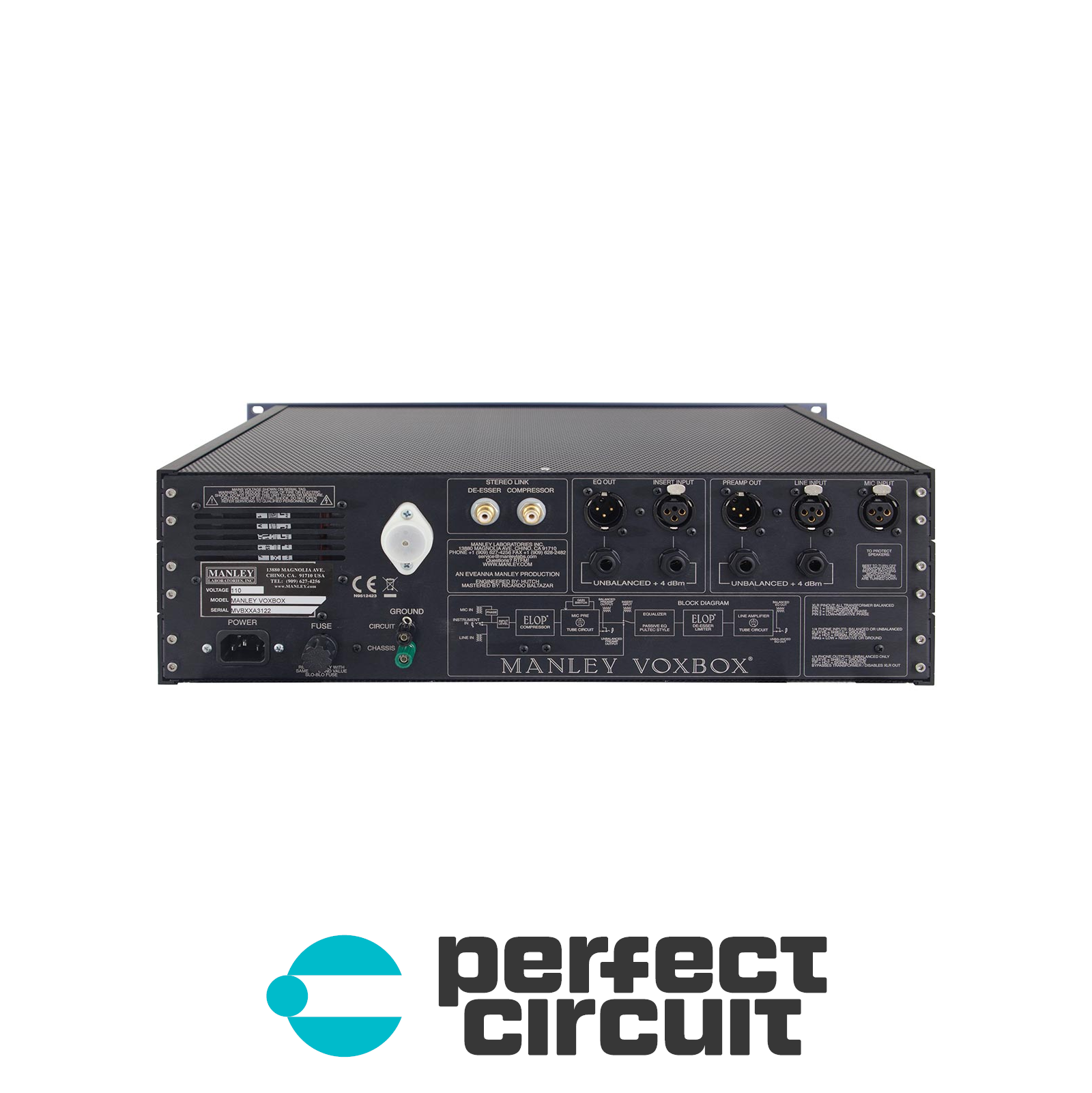 Manley VOXBOX Reference Channel Strip PRO AUDIO - NEW - PERFECT CIRCUIT