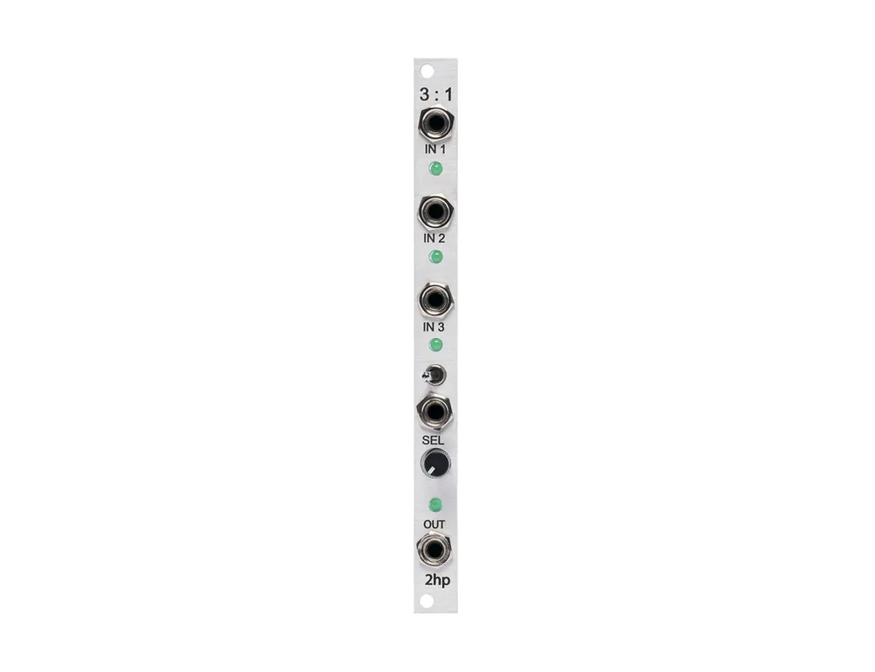 2hp 3:1 Voltage Controlled Switch