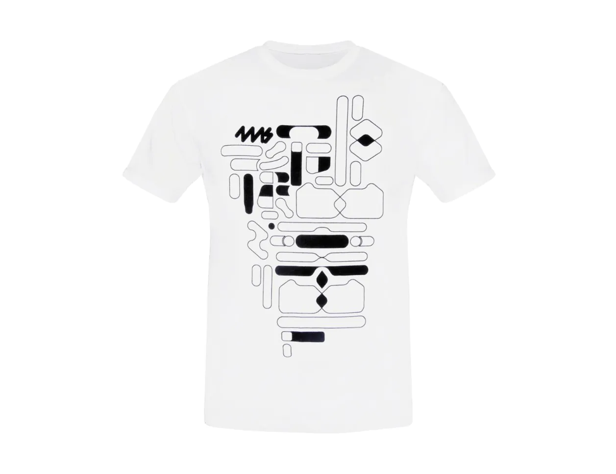 Shapes Shirt (White, Color) - S
