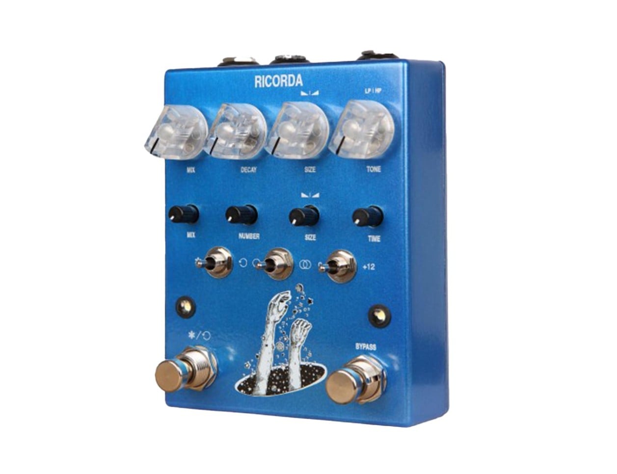 AC NOISE RICORDA グラニュラーループ、エフェクターペダル AC Noises Ricorda Stereo Granular Reverb Pedal