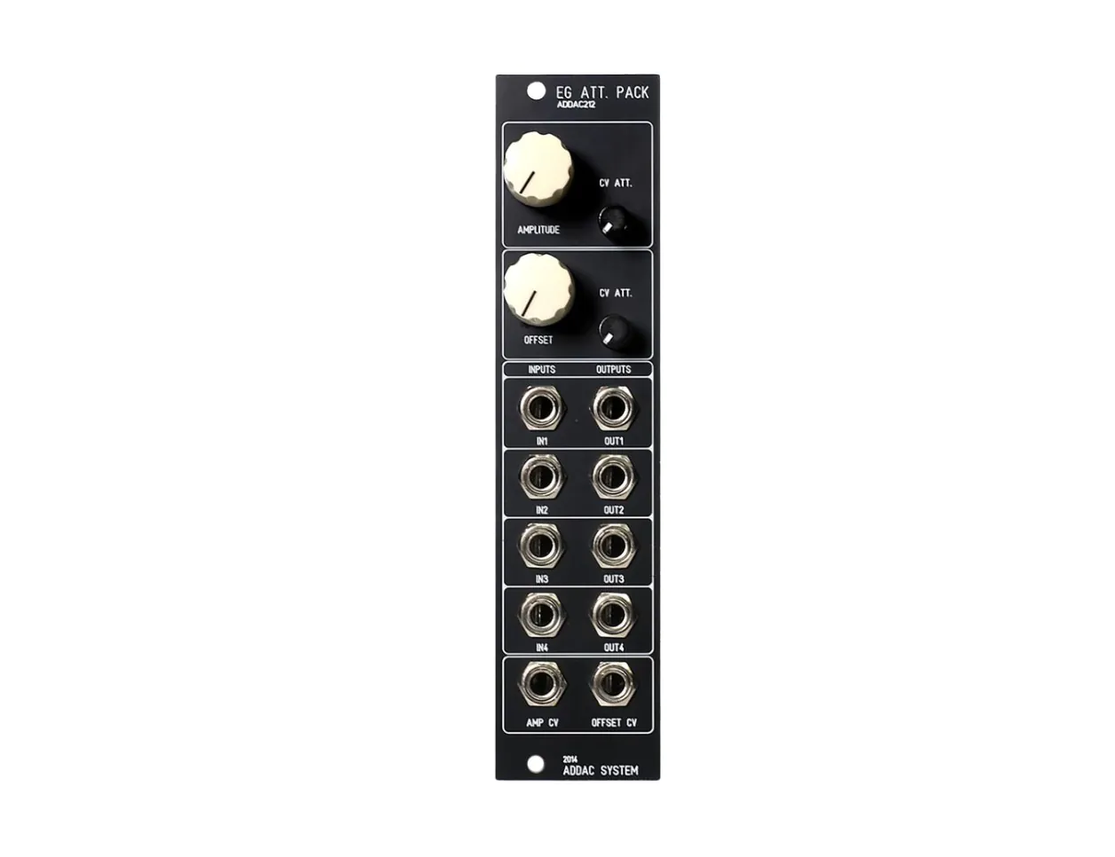 ADDAC System ADDAC212 E.G. Map Pack (Black)