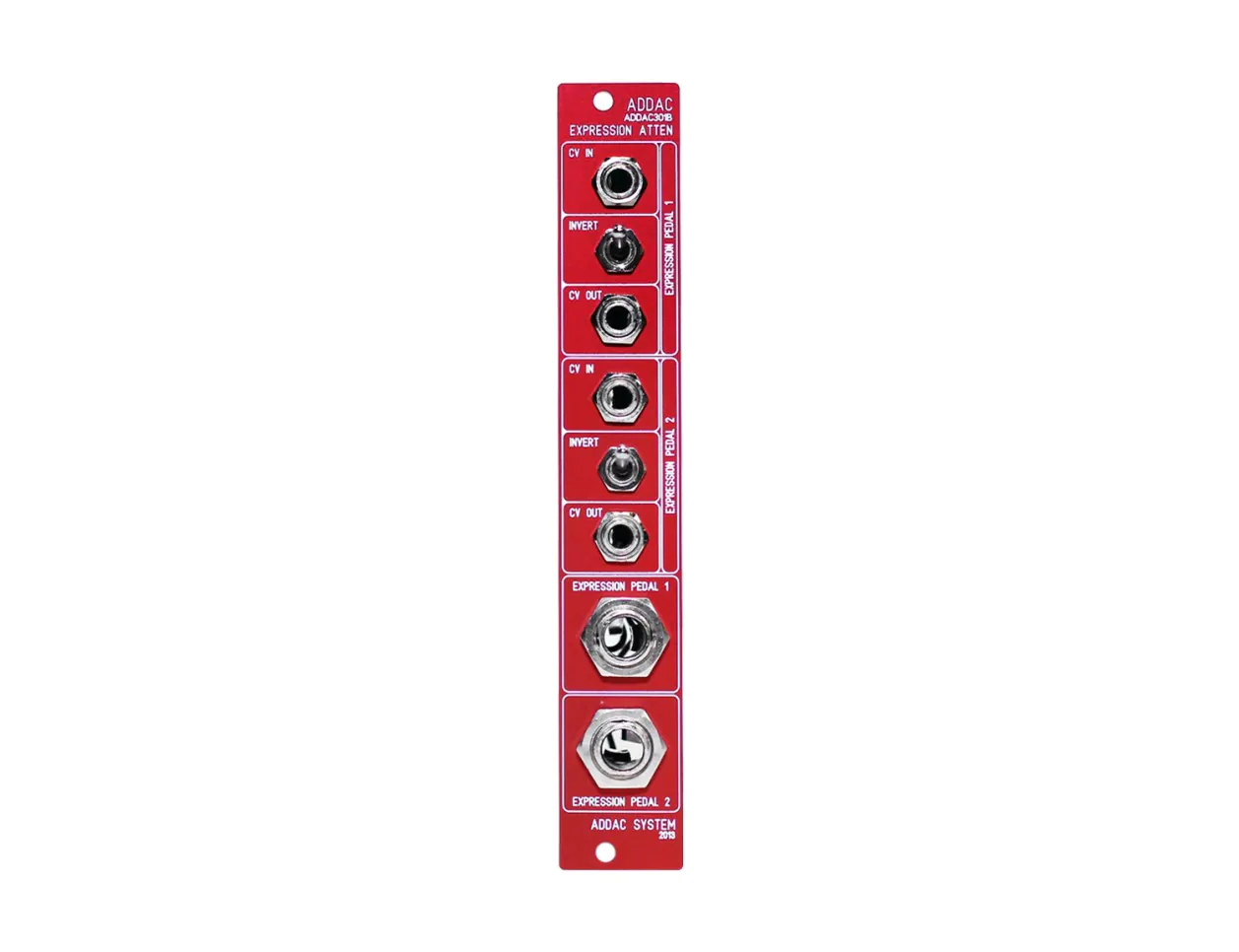 ADDAC System ADDAC301B Pedal Attenuator (Red)