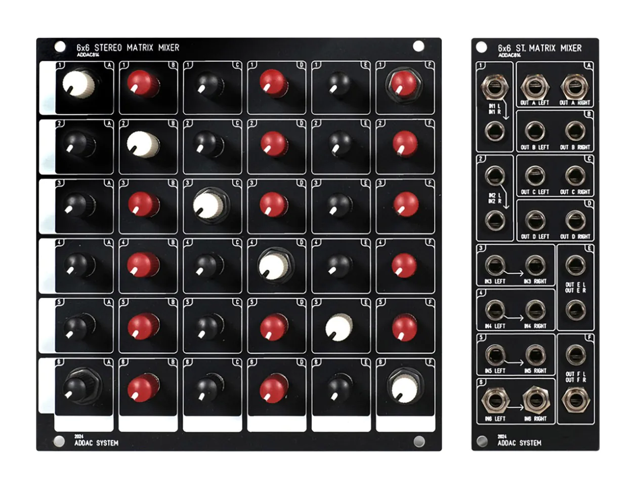 ADDAC System ADDAC814 6x6 Stereo Matrix Mixer