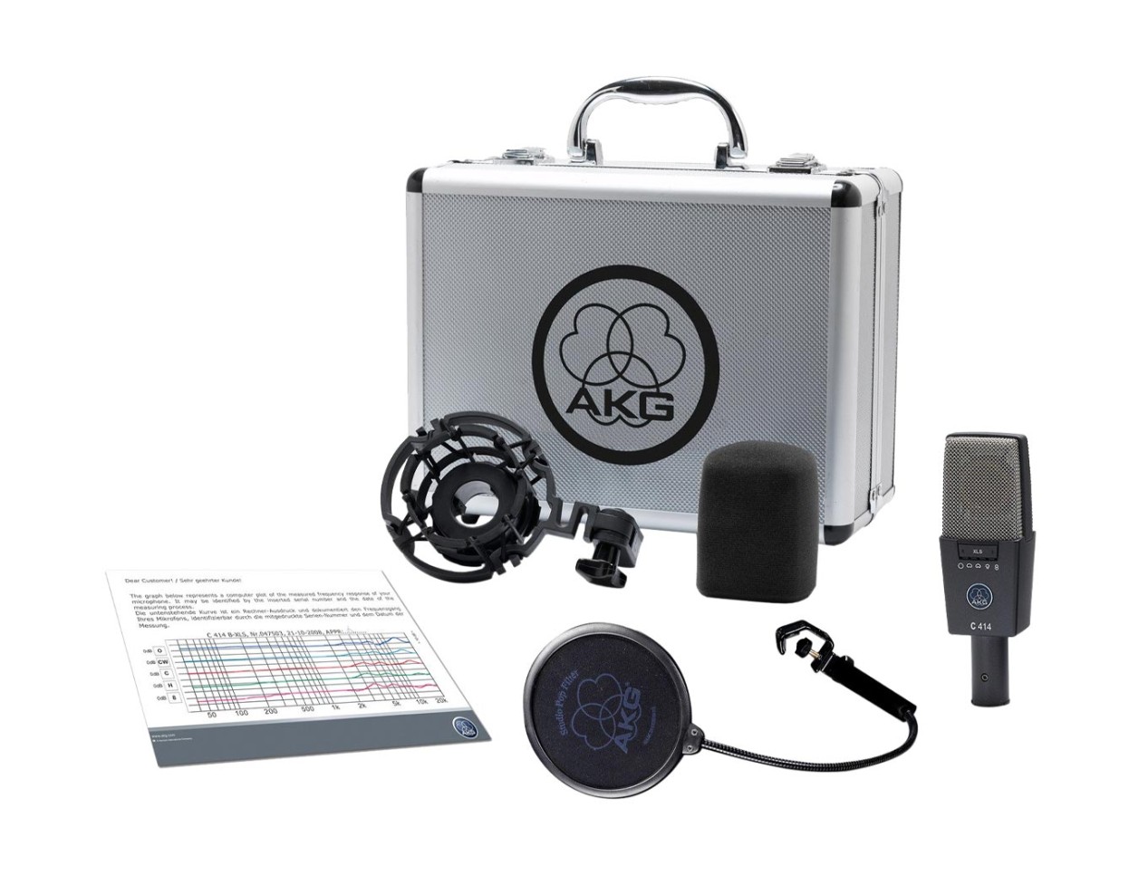 配信機器・PA機器・レコーディング機器 AKG C414 XLS Microphone AKG C414 XLS Condenser Microphone