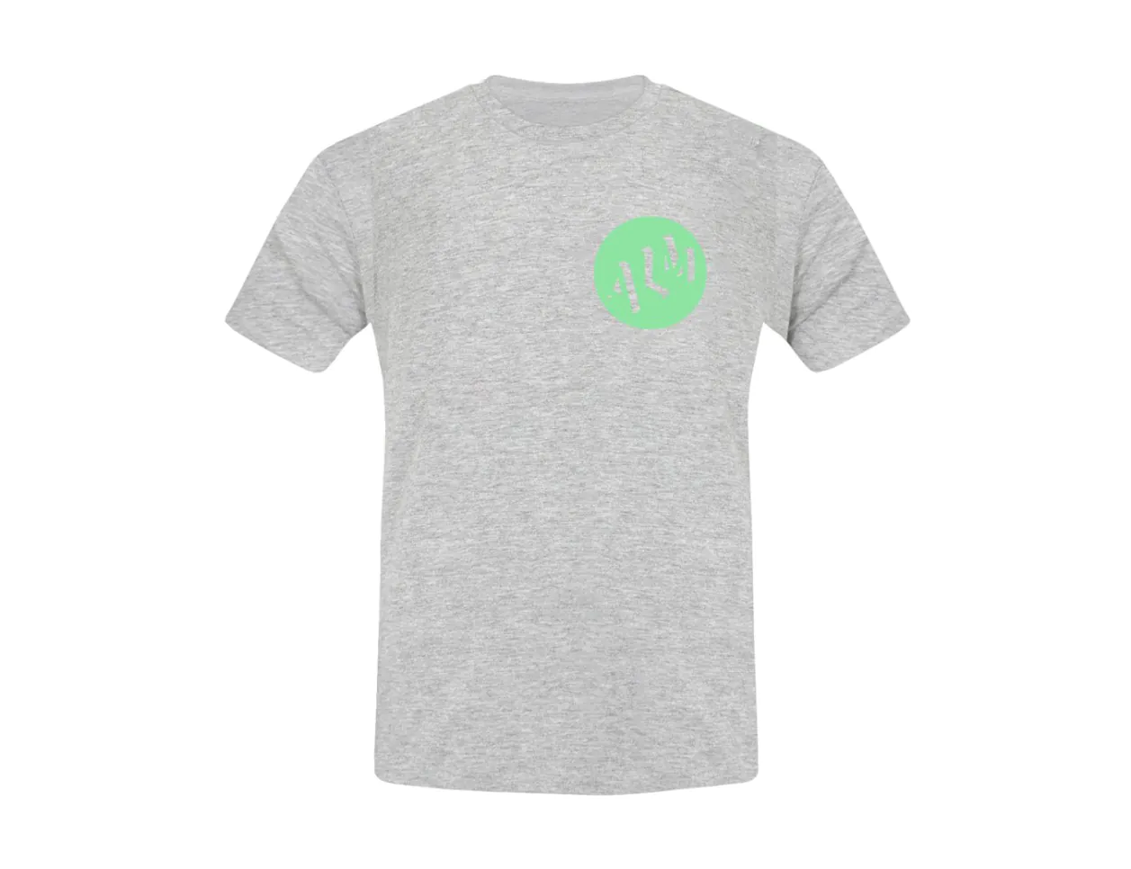 ALM Busy Circuits Logo T-Shirt (Gray, Green) - M