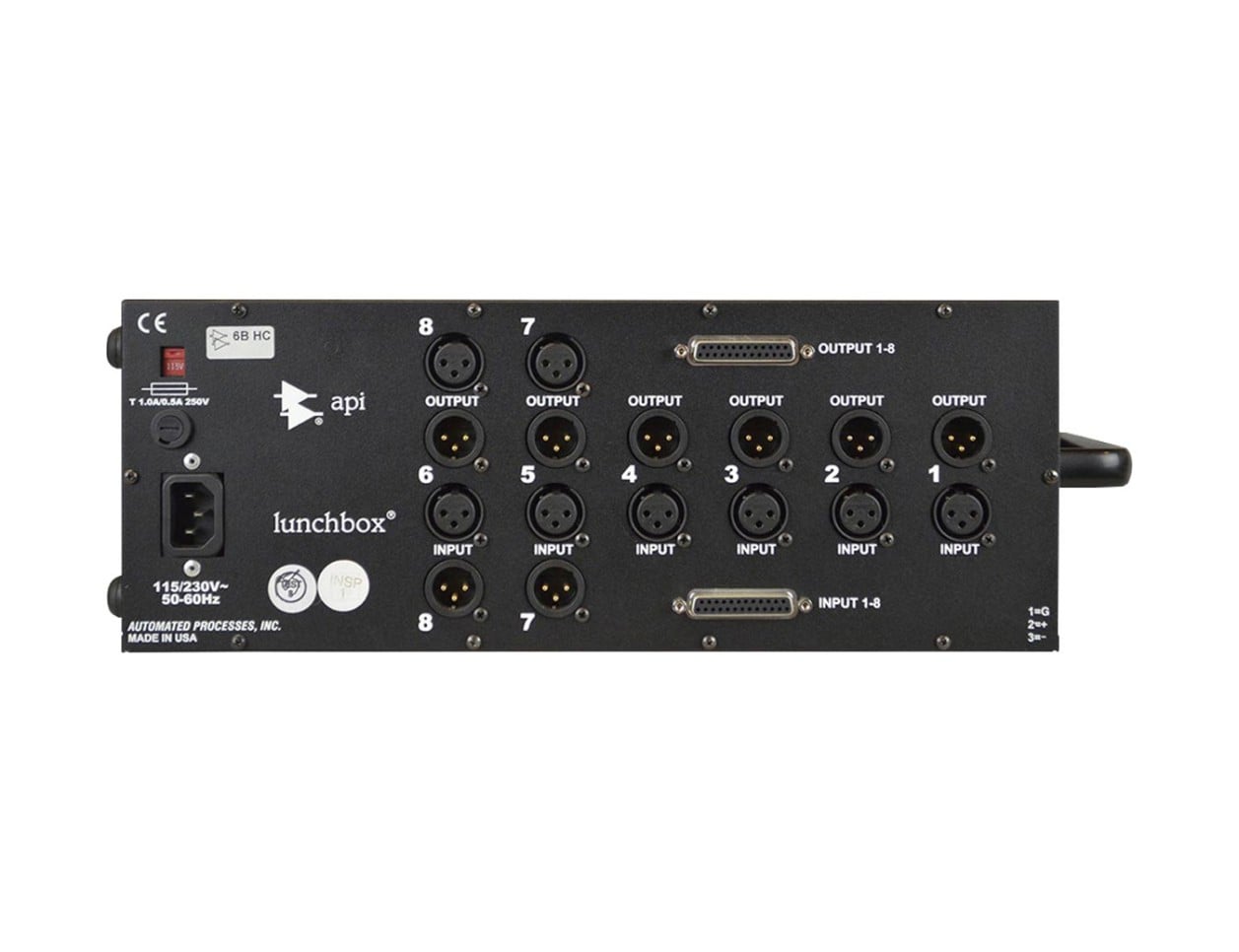 500-6B 6-Slot High Current Lunchbox 500 Series Chassis