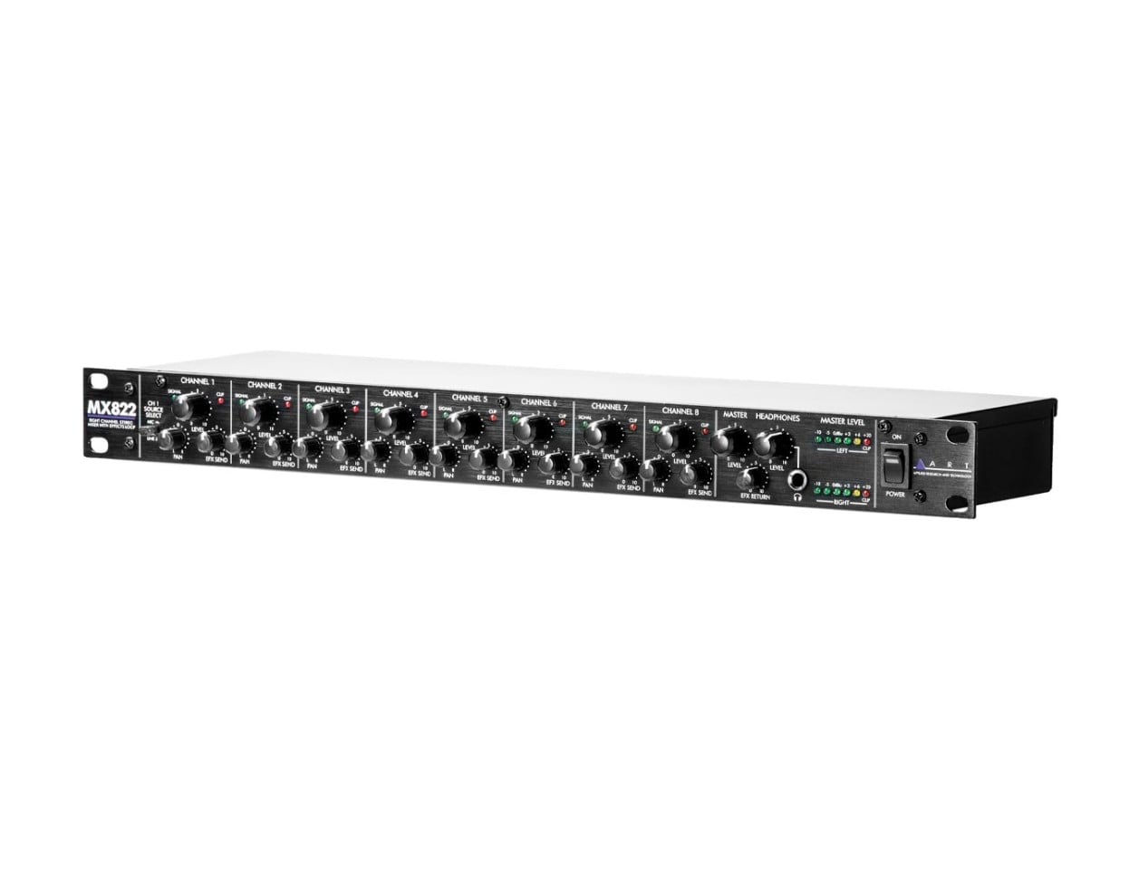 ART MX822 Stereo Rack Mixer ART MX822 Stereo Rack Mixer