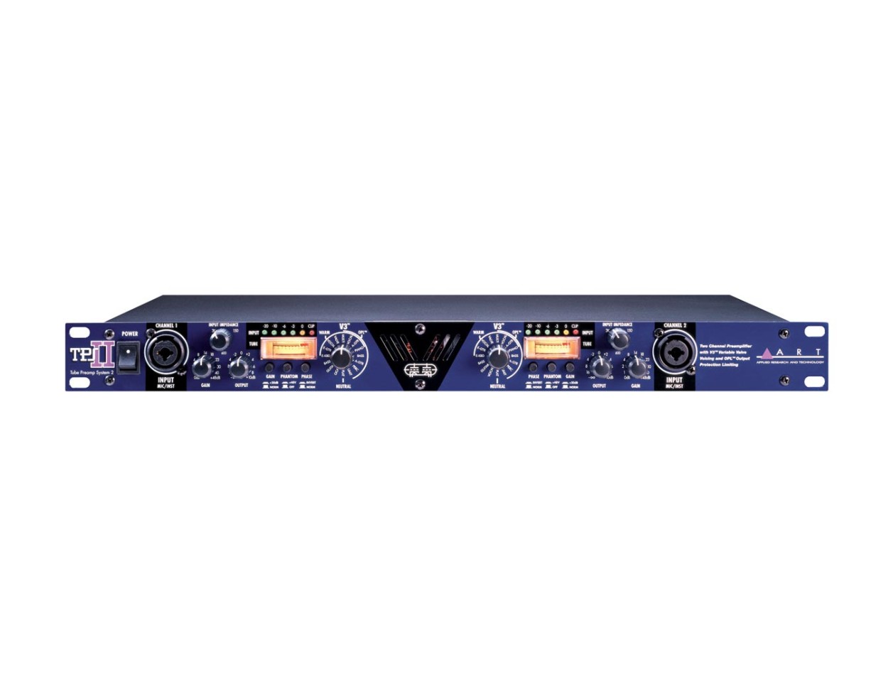 ART TPS II 2-Channel Tube Microphone Preamp