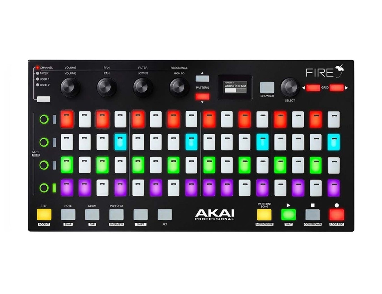 AKAI FIRE MIDIコントローラー Akai Fire FL Studio Controller