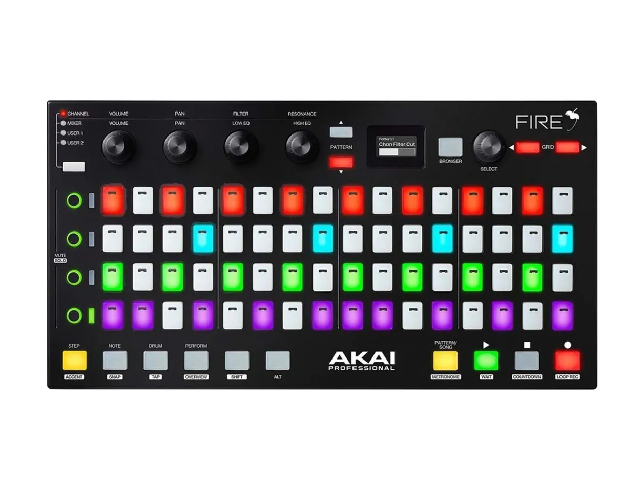 AKAI FIRE MIDIコントローラー Akai Fire FL Studio Controller
