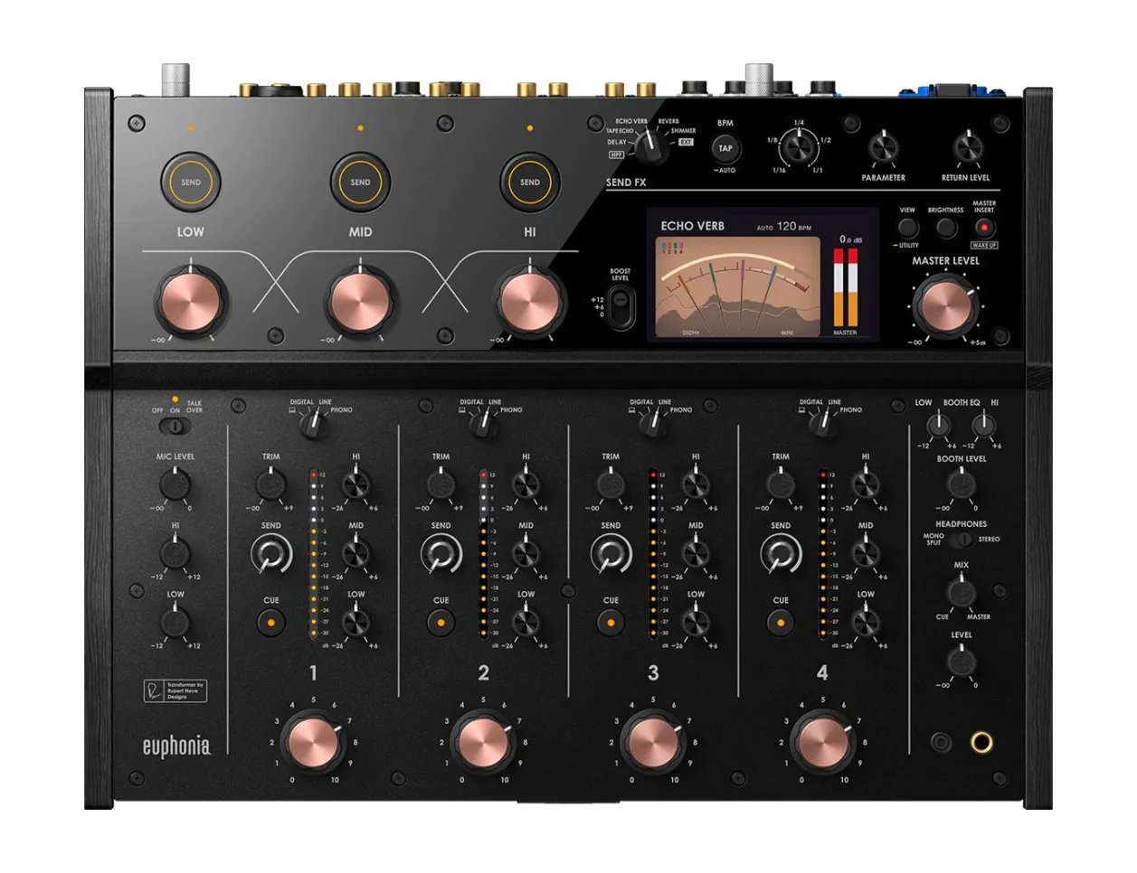 AlphaTheta Euphonia 4-Channel Rotary Mixer