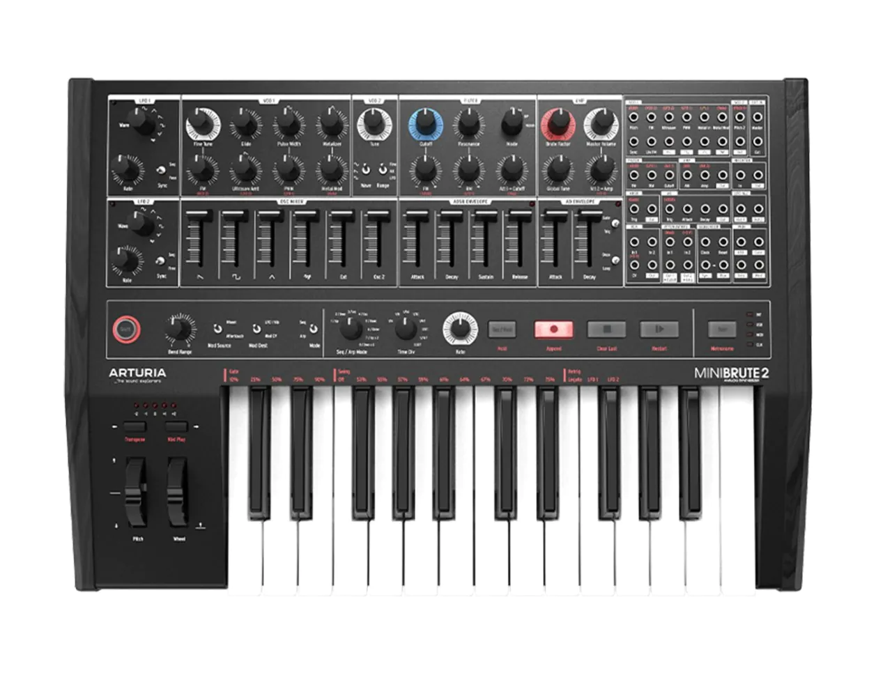 鍵盤楽器 ARTURIA minibrute 2s Arturia Minibrute 2 Noir Analog Keyboard Synthesizer