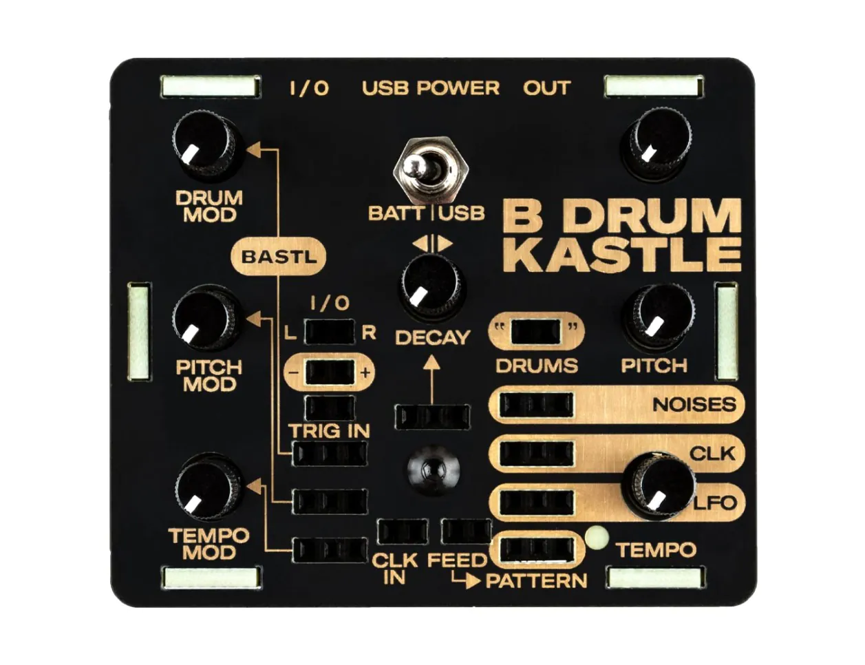 Bastl B Drum Kastle モジュラーシンセサイザー BASTL Kastle Drum Handheld Modular Synthesizer