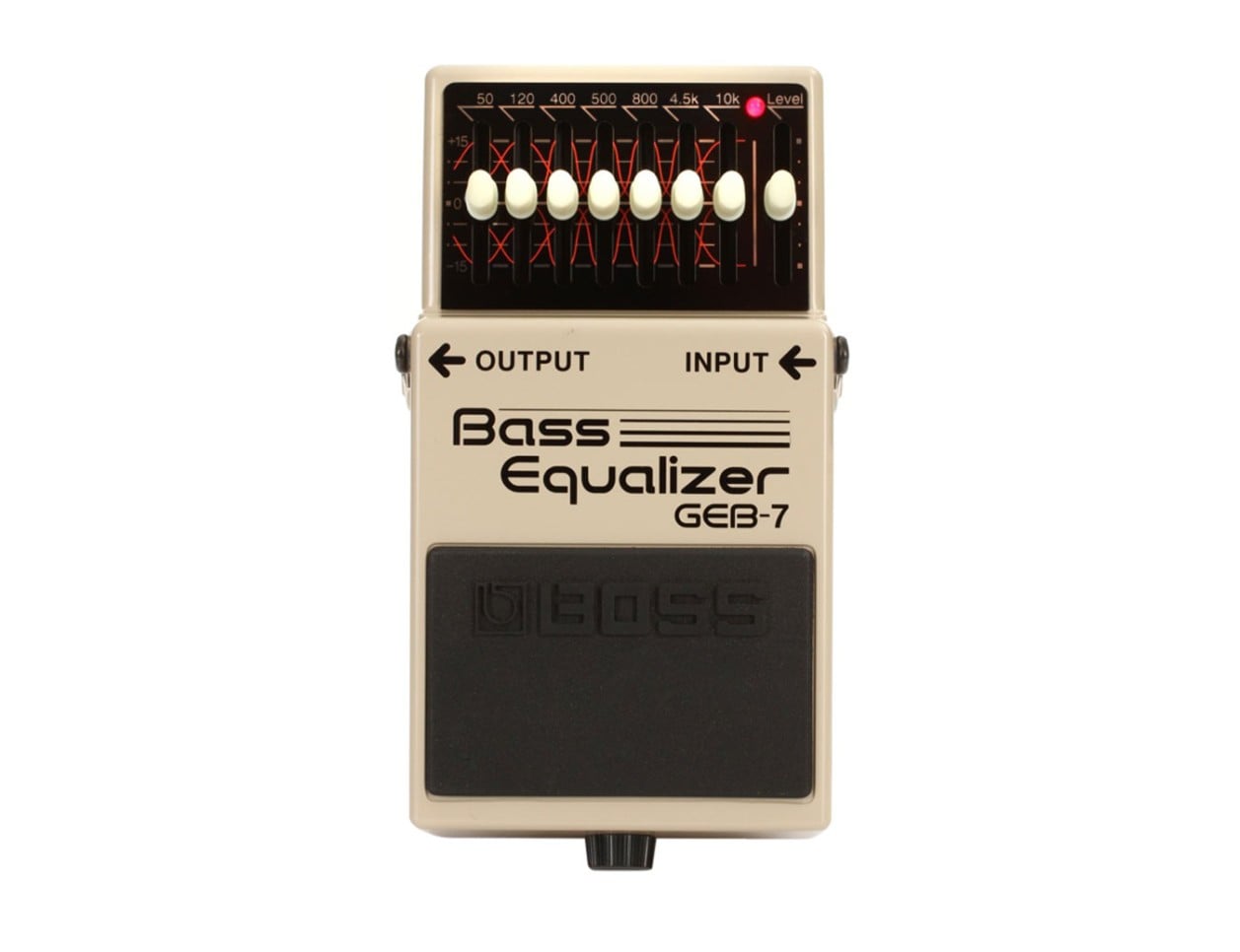 【美品】BOSS Bass Equalizer GEB-7 ベース用エフェクター Boss GEB-7 7-Band Graphic Bass Equalizer Pedal