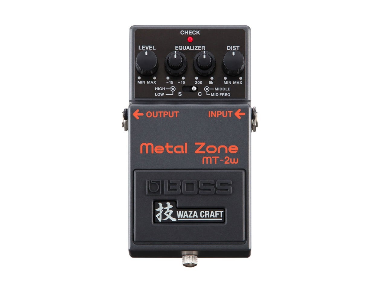 美品 BOSS MT-2w l Zone 技 WAZA CRAFT Boss MT-2W Waza Craft Metal Zone Distortion