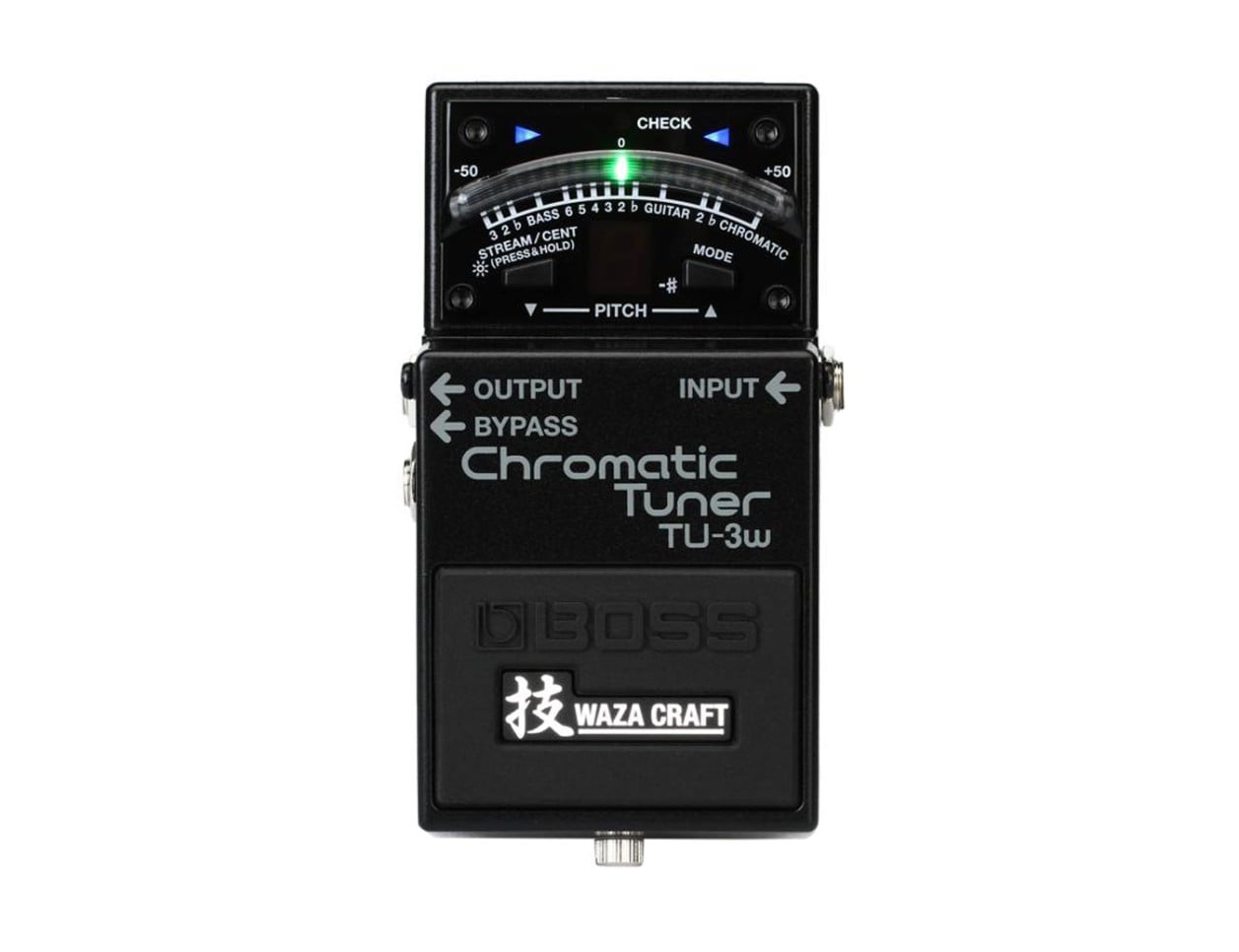 ギター BOSS TU-3w Chromatic Tuner Boss TU-3W Waza Craft Chromatic Tuner Pedal