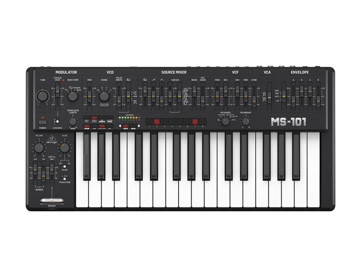 Behringer MS-1-BK Analog Synthesizer (Black)
