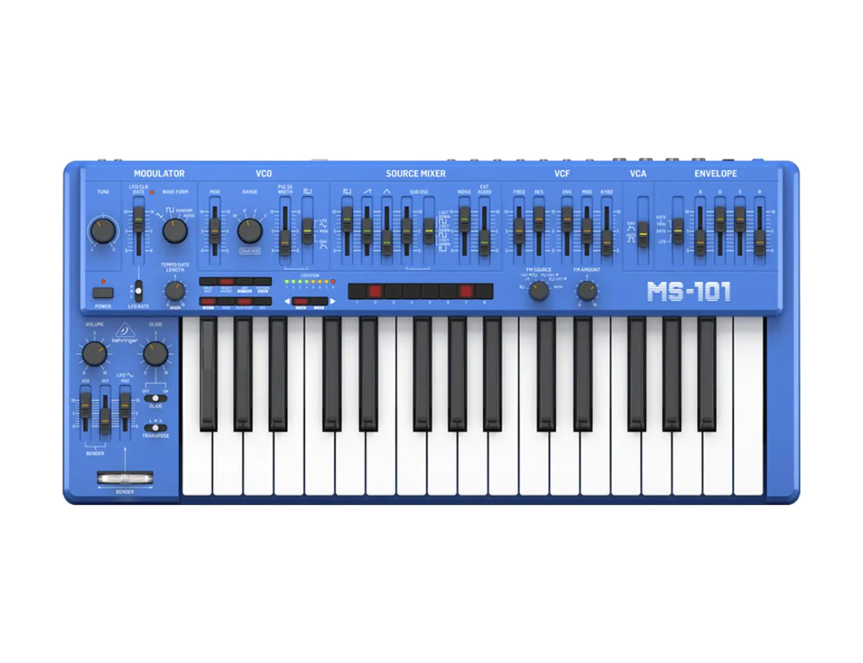 Behringer MS-101-BU Analog Synthesizer (Blue)