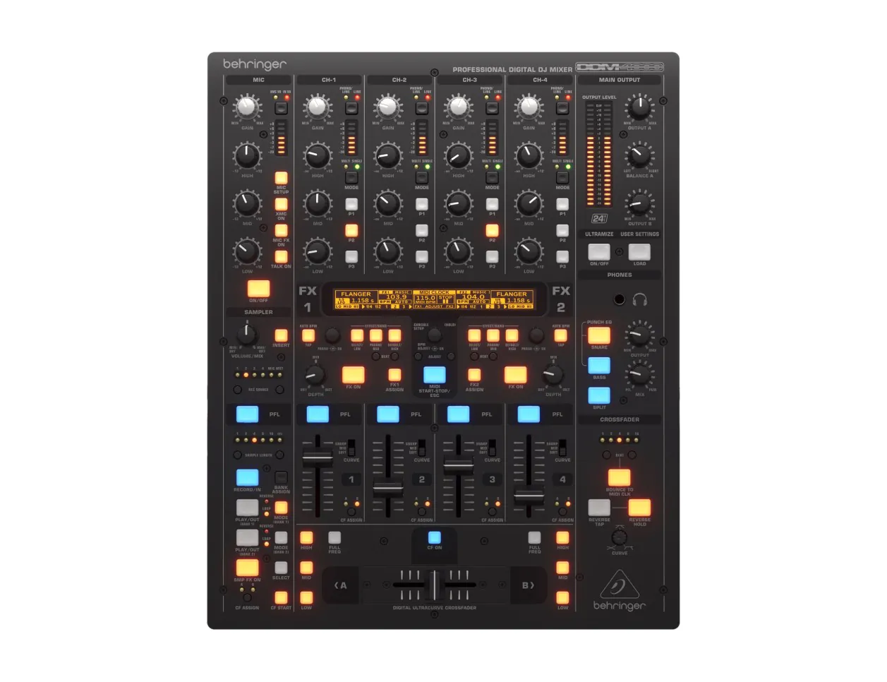 Behringer DDM4000 5-Channel Digital DJ Mixer