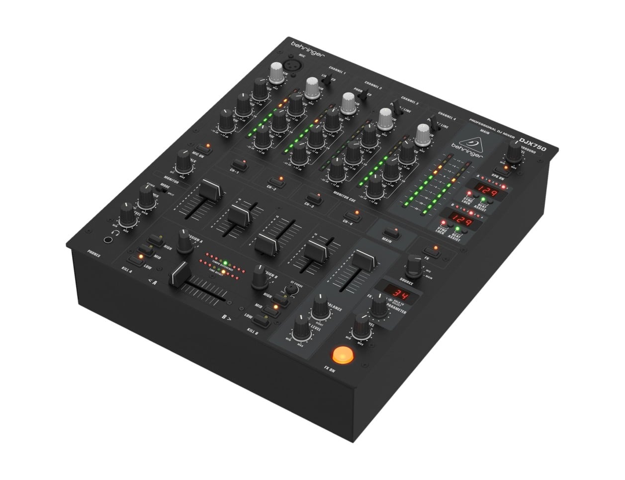 Behringer DJX750 5-Channel DJ Mixer