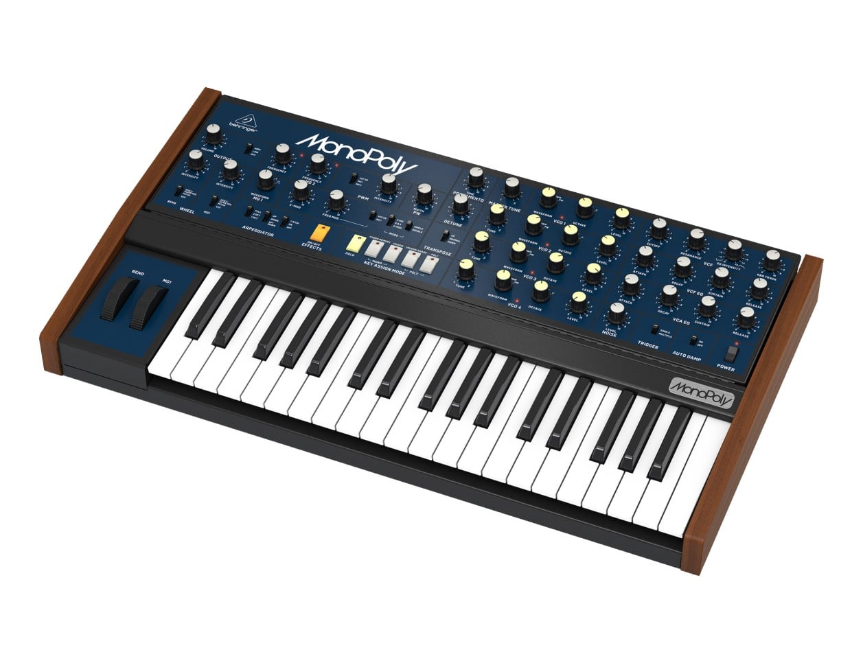 Behringer MonoPoly アナログシンセサイザー Behringer MONOPOLY Analog Keyboard Synthesizer