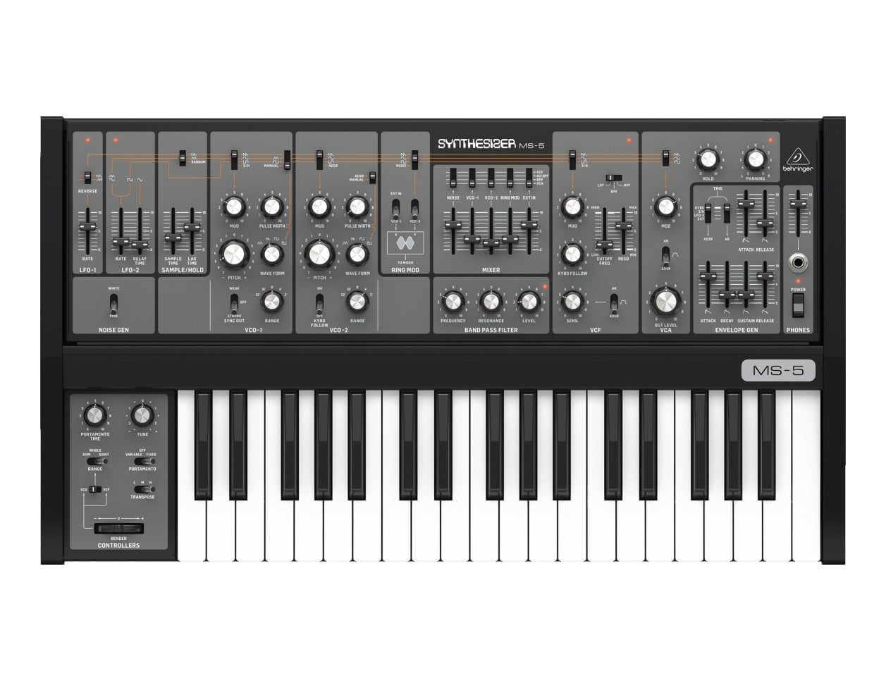 Behringer MS-5 アナログシンセサイザー Behringer MS-5 Analog Keyboard Synthesizer