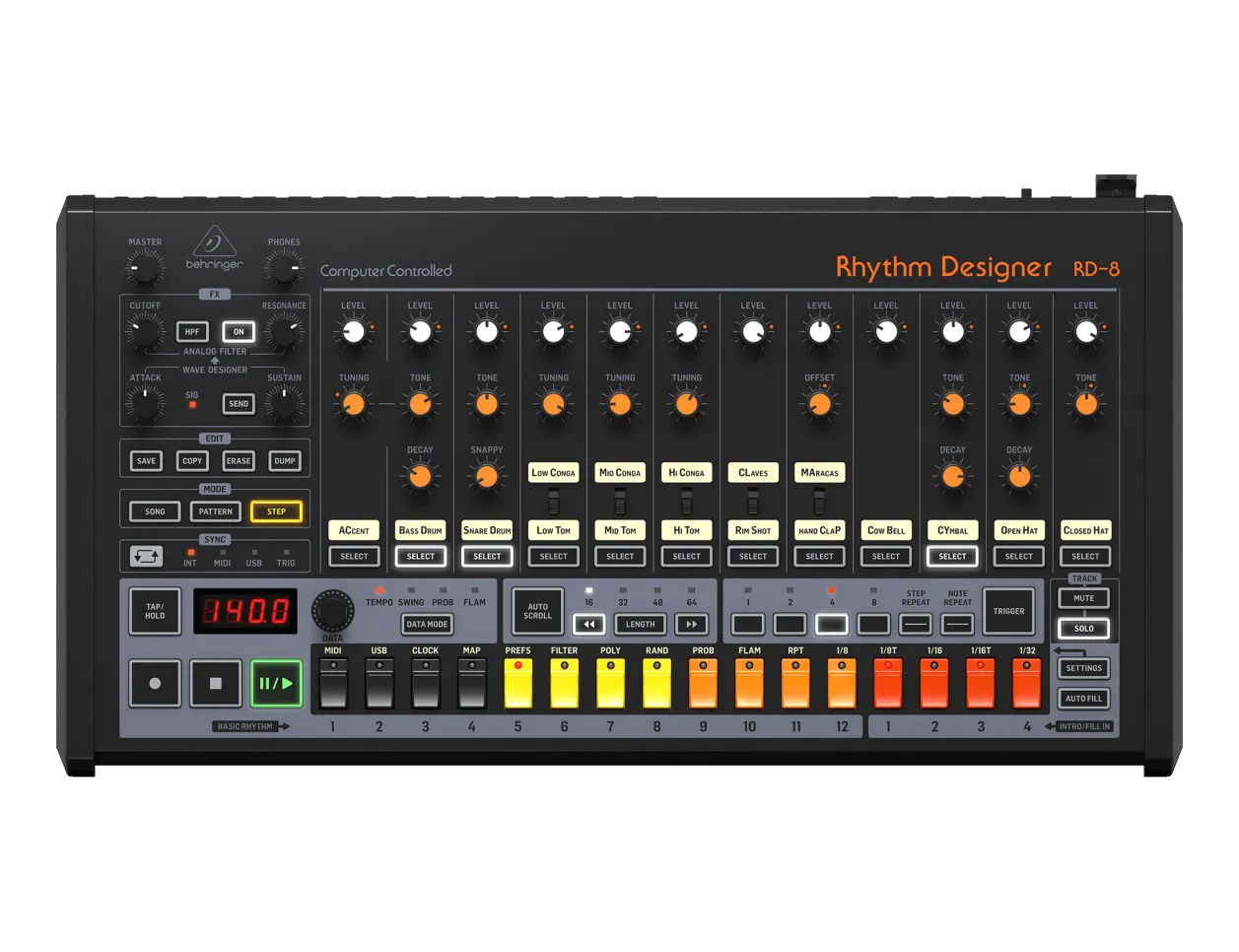 Behringer RD-8MKII Analog Drum Machine