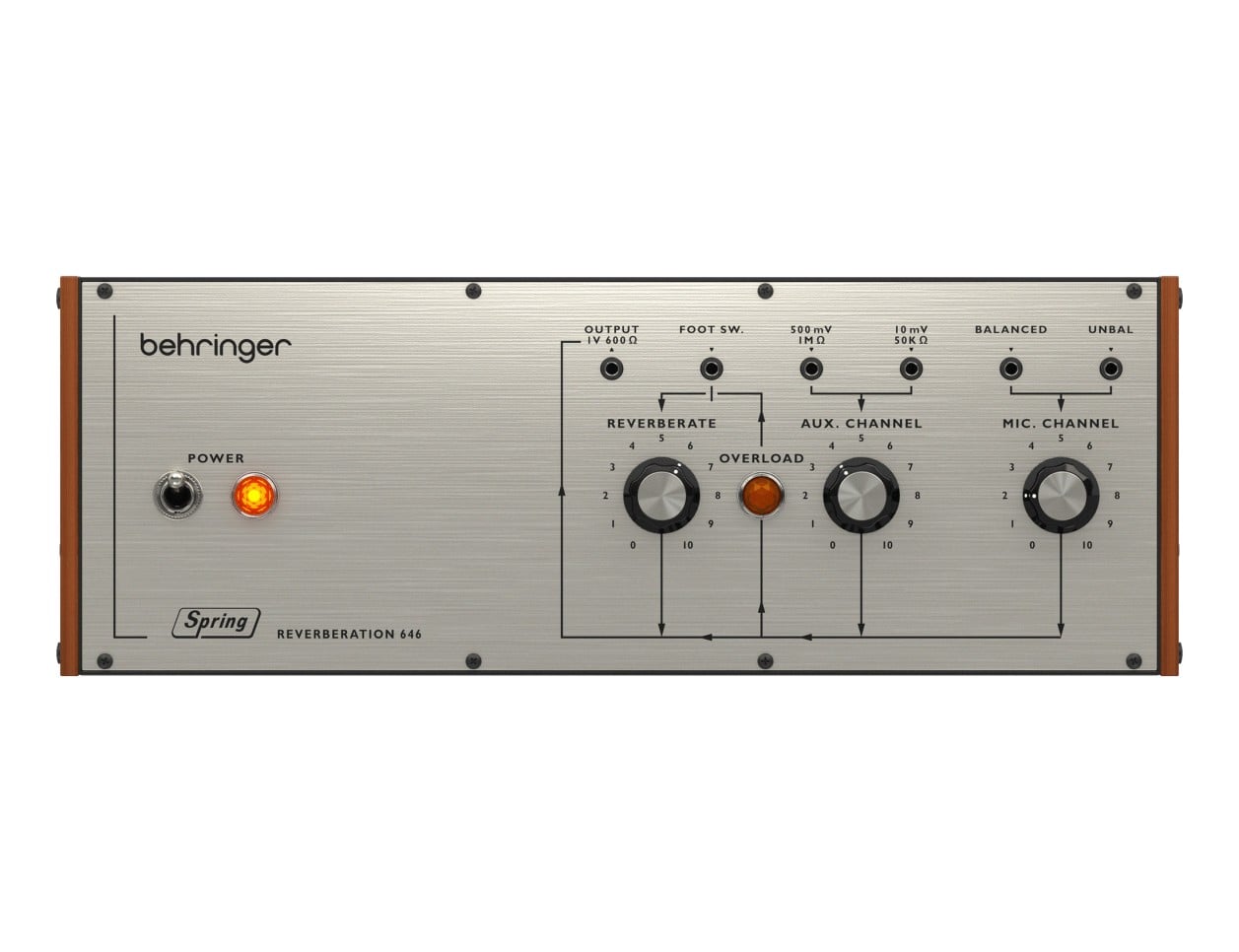 behringer REVERBERATION 646 ベーリンガー　DUB Behringer Spring Reverberation 646