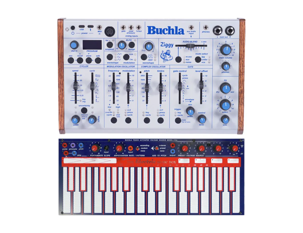 Buchla Ziggy + LEM218v3