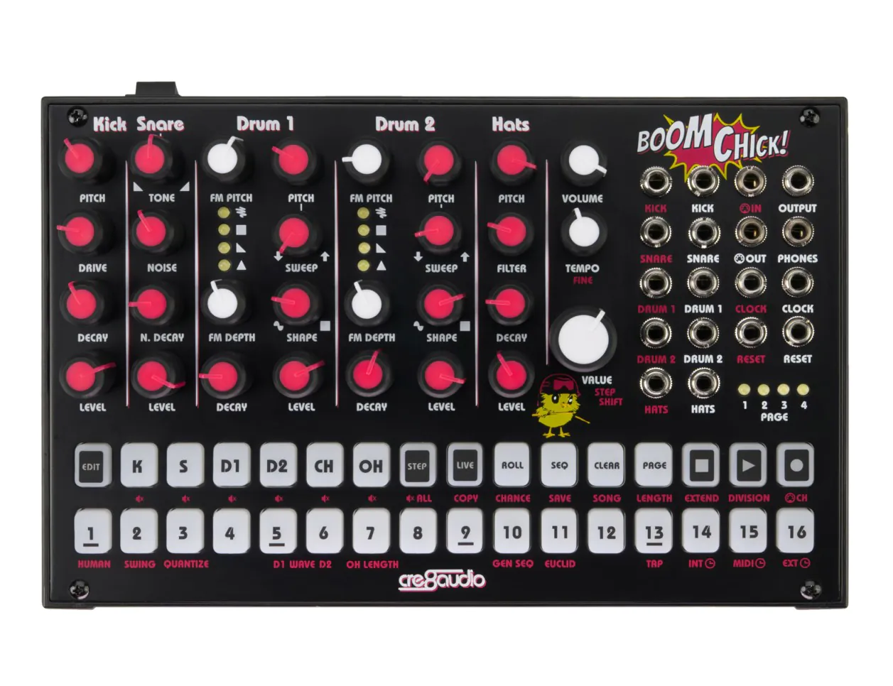 Cre8audio Boom Chick Pure Analog Drum Machine