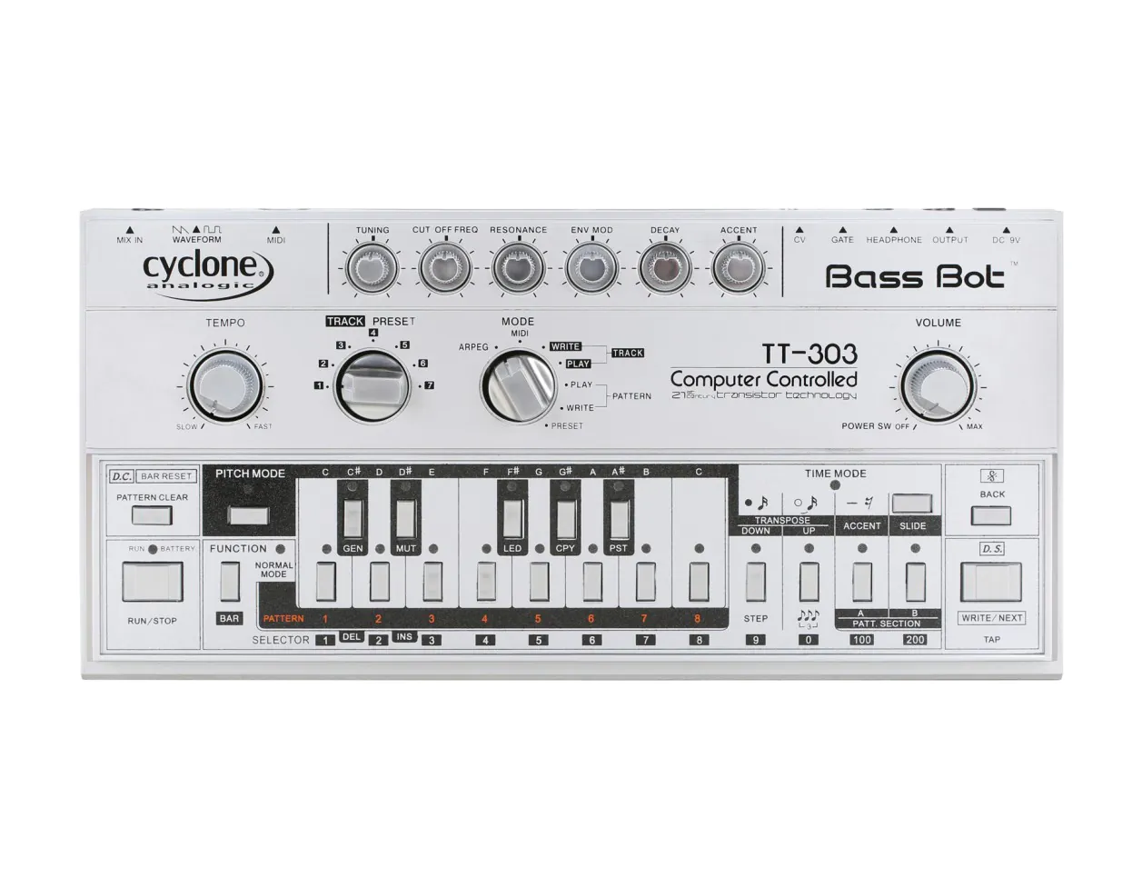 TB-303 V1 TT-303 Bass-Bot Cyclone 鍵盤楽器 Cyclone States United – Black Space Bot Bass TT-303 Analogic 鍵盤楽器