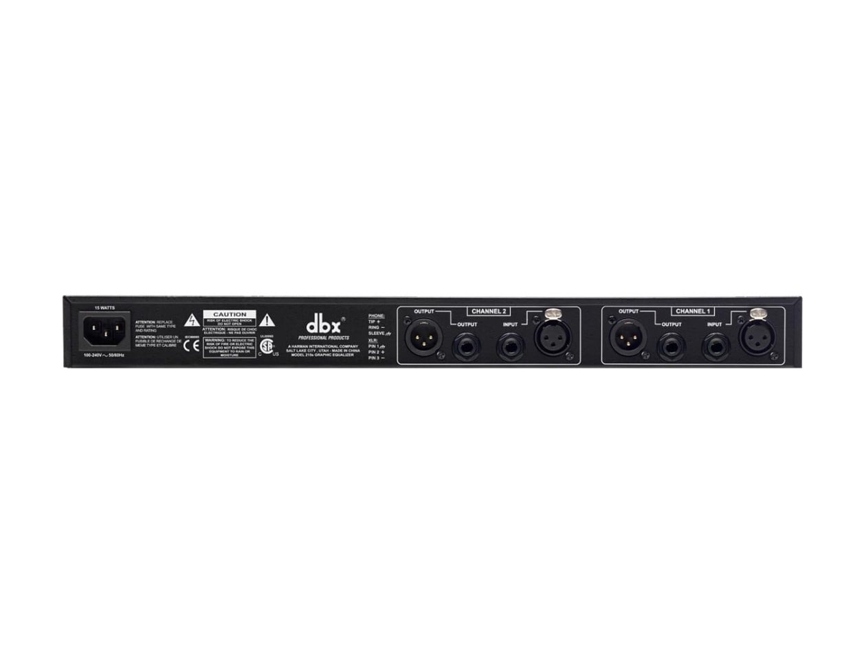 dbx 215s Dual 15-Band Graphic Eqalizer
