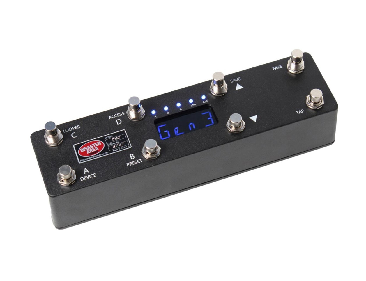 Disaster Area DMC-8 Gen3 MIDI Controller Pedal