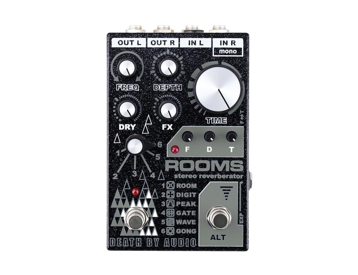 Death By Audio Rooms Stereo Reverb Pedal
