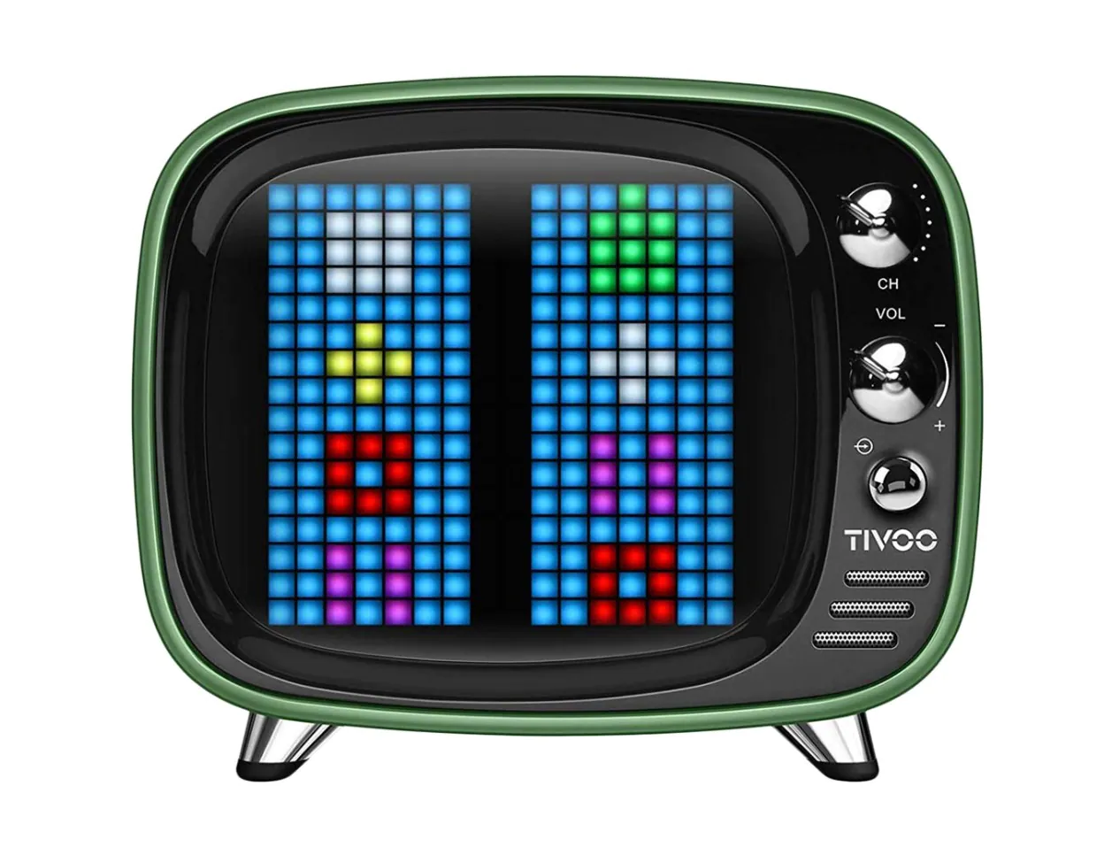 Divoom TIVOO Bluetoothスピーカー Amazon | Divoom TIVOO レトロTV型モニター搭載 Bluetoothスピーカー