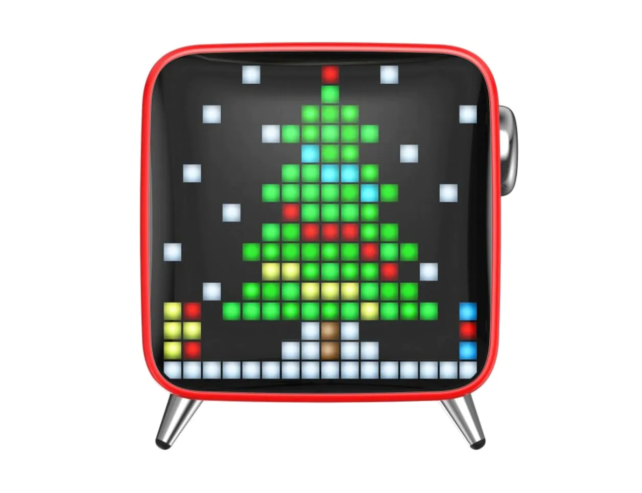 【21日まで】Divoom TIVOO-MAX レッド Divoom Tivoo-Max Pixel Art Speaker (Red)