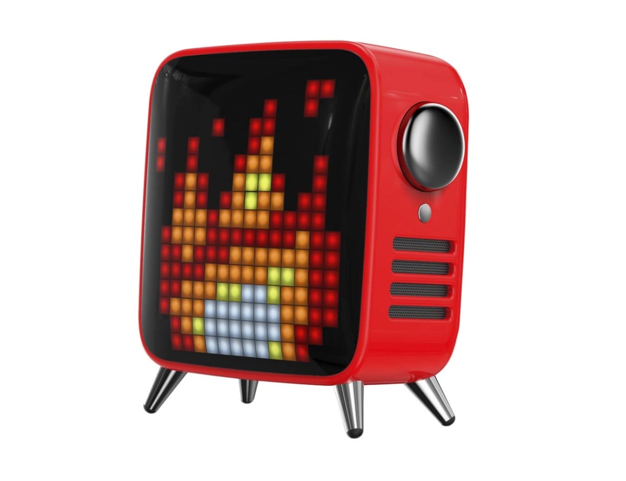 【21日まで】Divoom TIVOO-MAX レッド Divoom Tivoo-Max Pixel Art Speaker (Red)