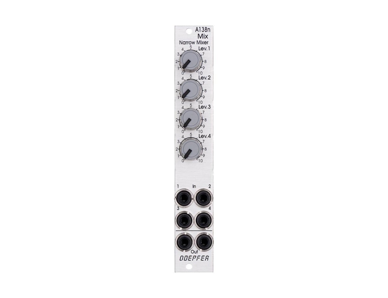 鍵盤楽器 Doepfer A-138i Interrupting Mixer Doepfer A-138i - Eurorack Module on ModularGrid