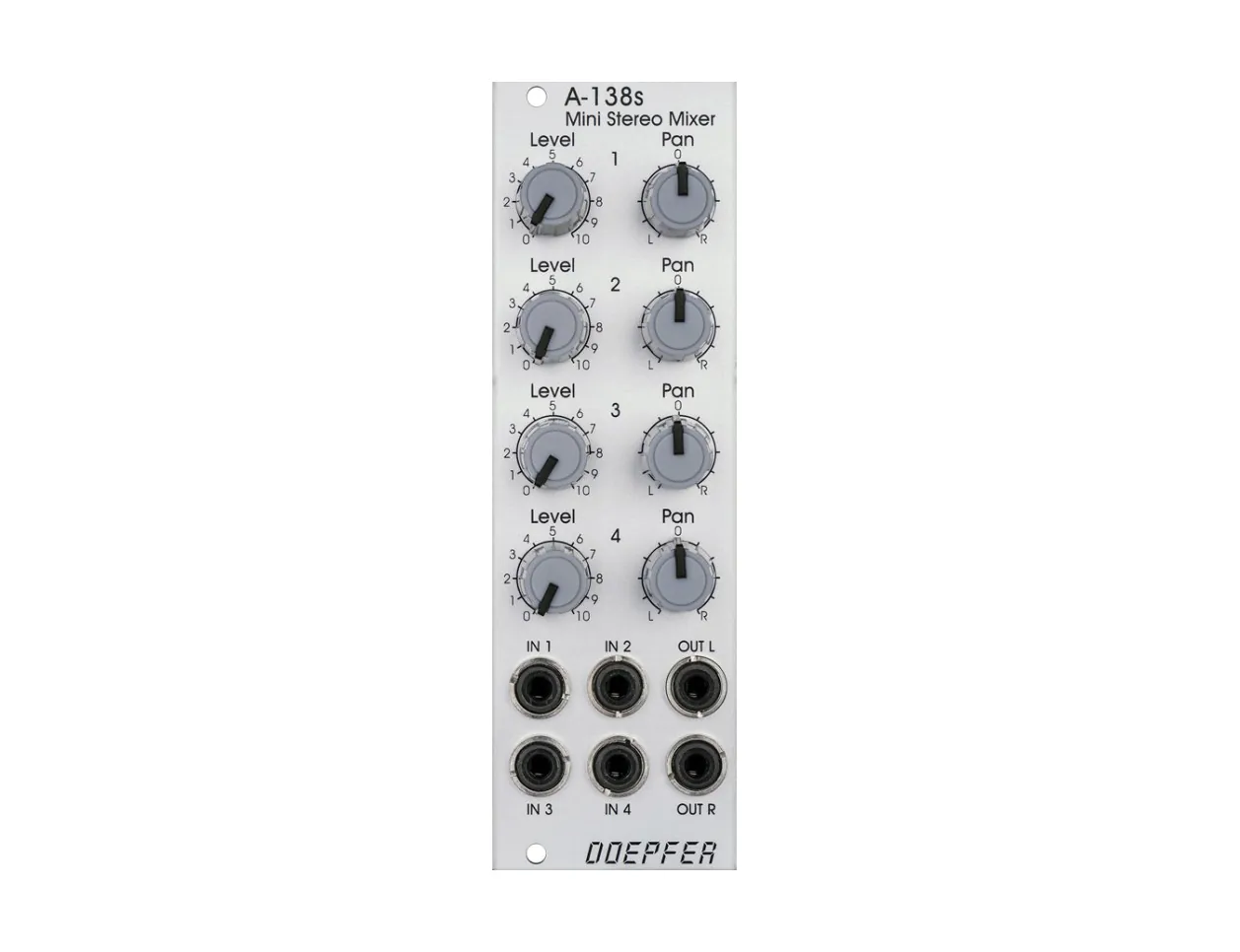 Doepfer A-138s Mini Stereo Mixer