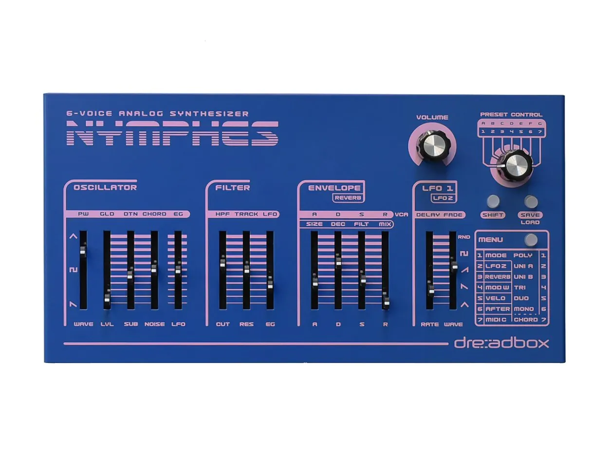 Dreadbox Nymphes 6-Voice Analog Synth