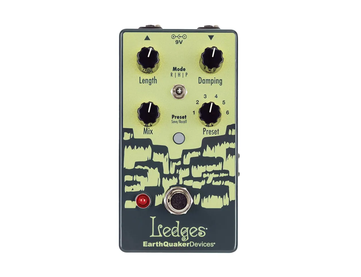 EarthQuaker Devices Ledges 新品同様品 Earthquaker Ledges Tri-Dimensional Reverb Pedal