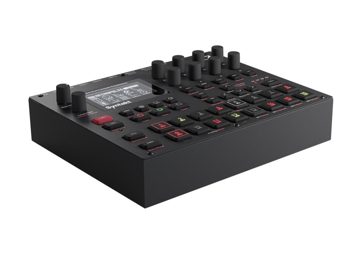 Elektron Syntakt 12トラックドラムコンピュータ　シンセサイザー Elektron Syntakt 12-Voice Drum + Synthesizer