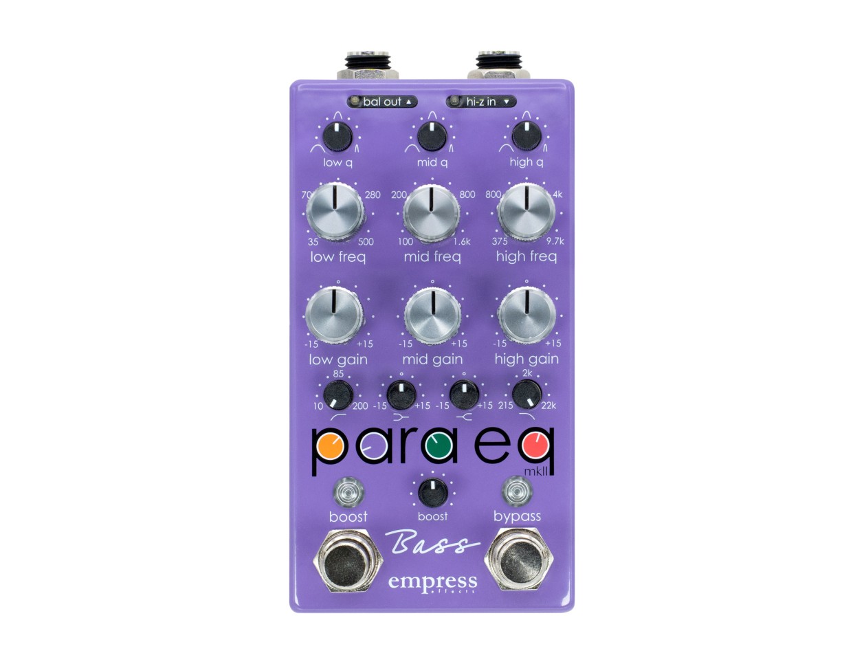 未使用 希少品 Empress ParaEq w/Boost ギターエフェクター Empress Effects ParaEQ Bass Parametric EQ Pedal