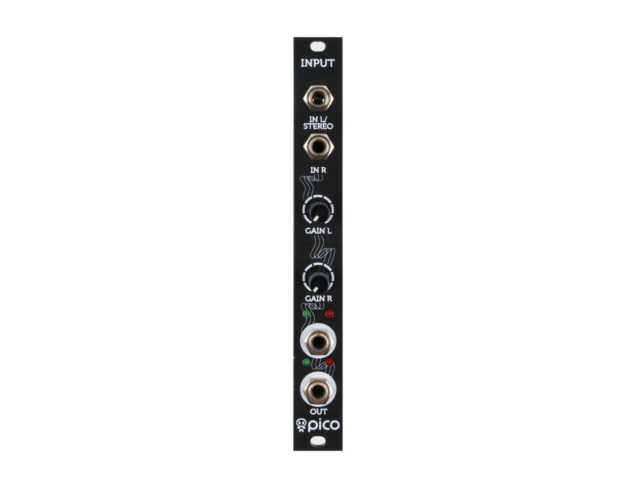 鍵盤楽器 Erica Synths Pico Output Erica Synths Pico Input Level Gain