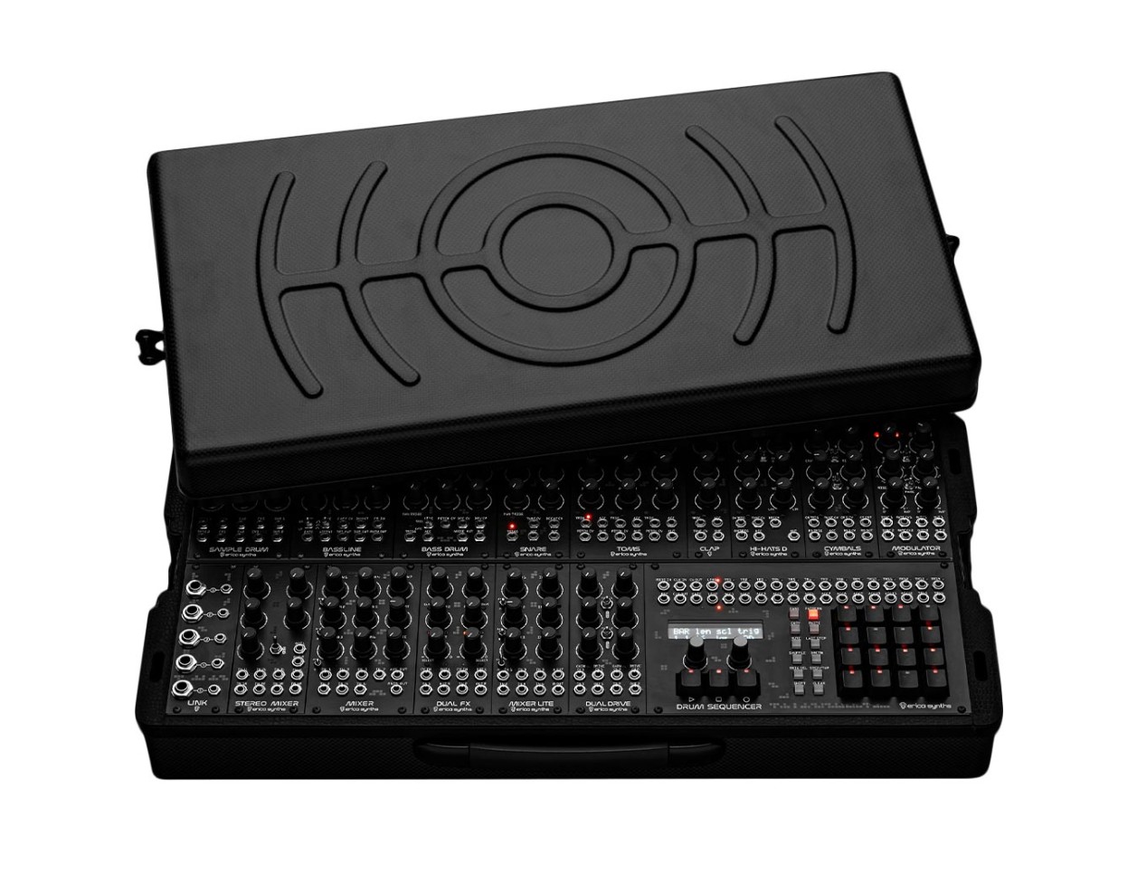 Erica Synths Techno System (Carbon Fiber Case)