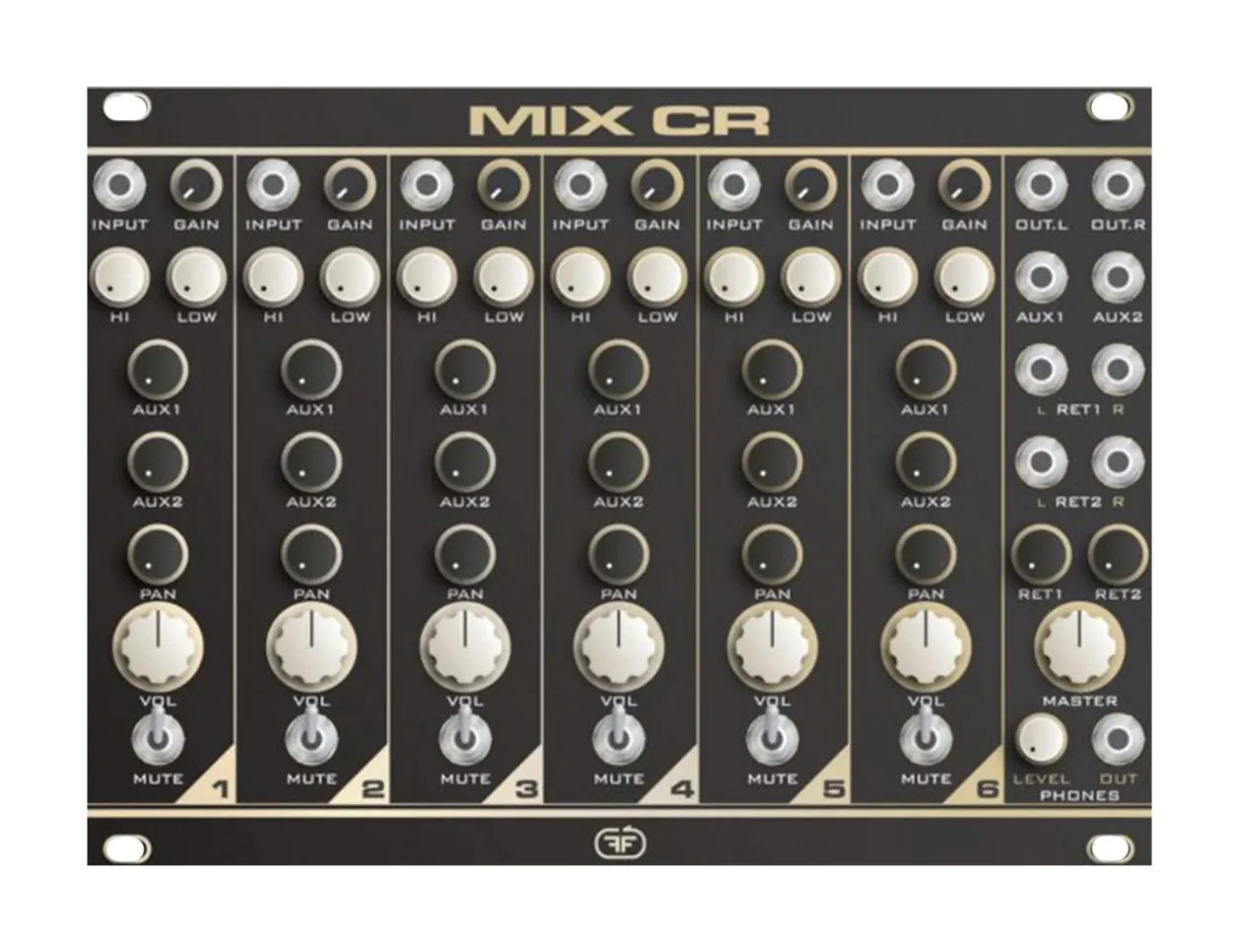 Feedback Modules MIX CR 6-Channel Stereo Mixer