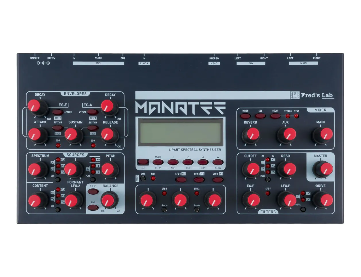 Fred's Lab Manatee 4-Part Spectral Synthesizer [USED]
